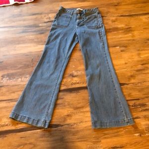 Lauren Conrad Flare High Rise Retro Pocket Jeans